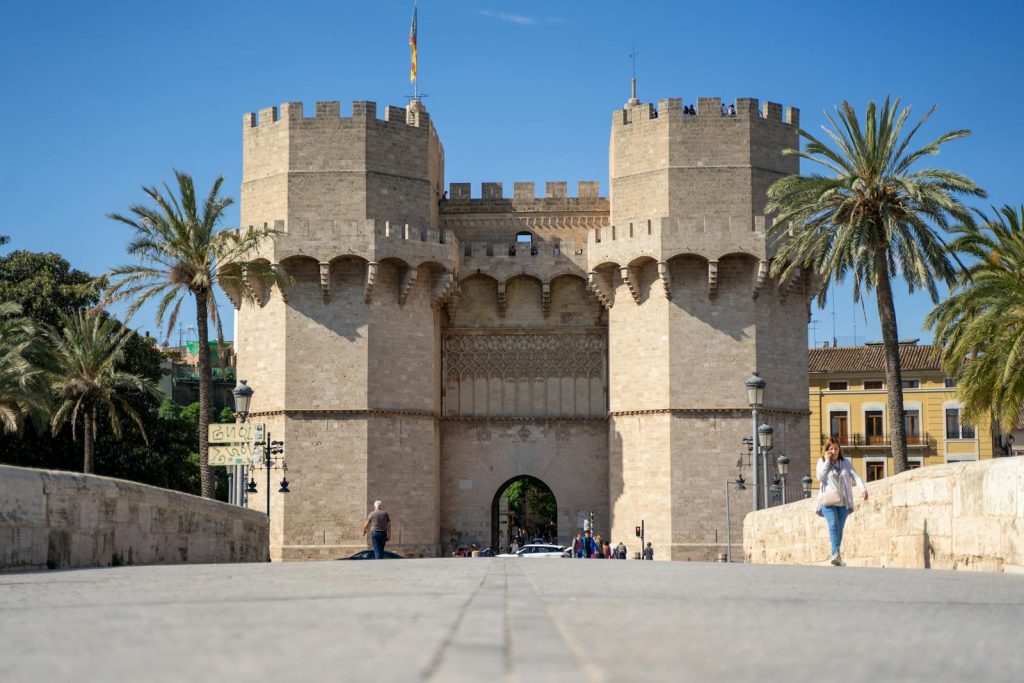 Medieval Serranos Towers in Valencia