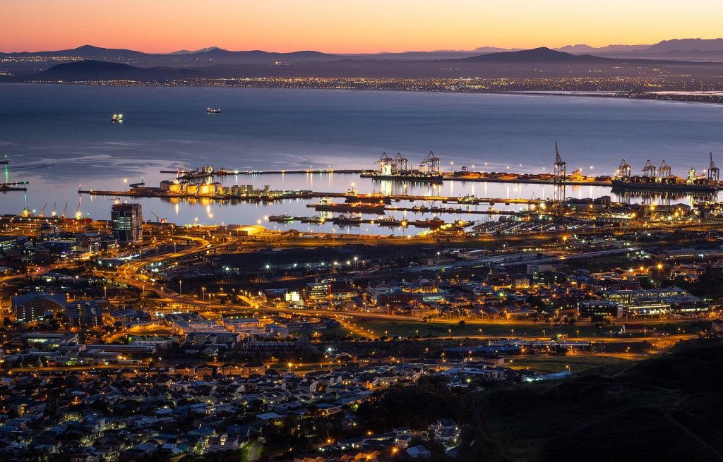 table bay harbour, cape town, nature