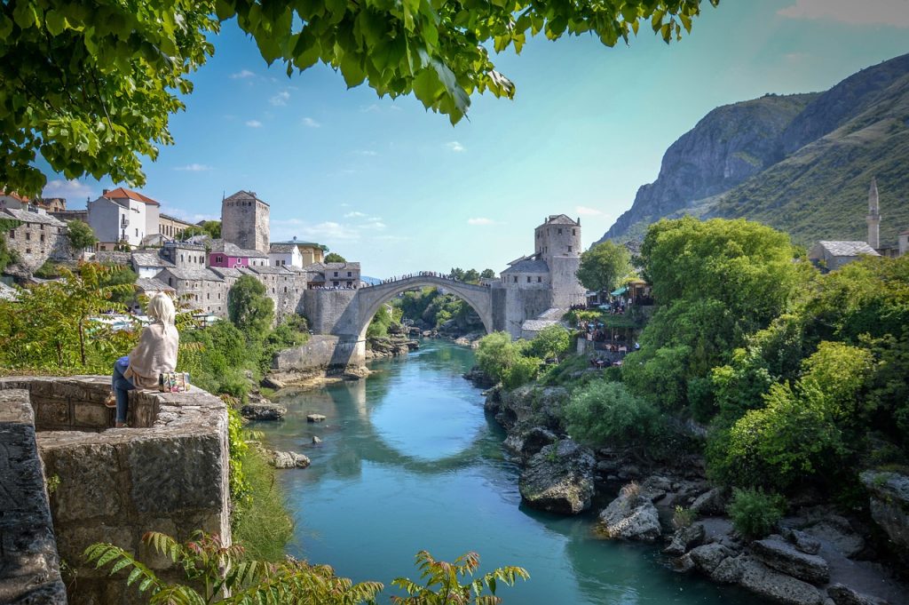 mostar, bridge, herzegovina